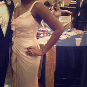 Blush Colored Formal Gown. Vera Wang Bridal!